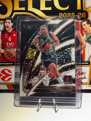 2025-26 Panini Select Euroleague Tadas Sedekeskis #268 White Glitter Card new
