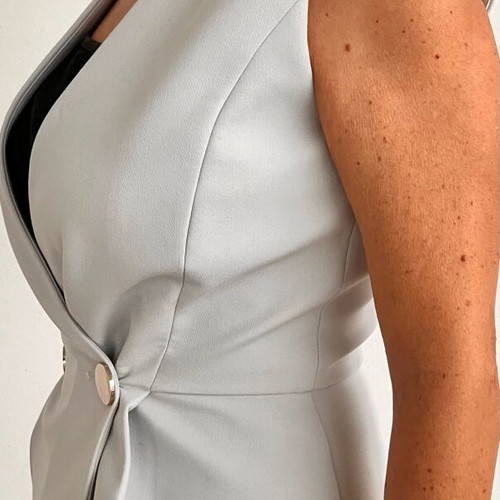 Zara summer vest used, light blue, size XS