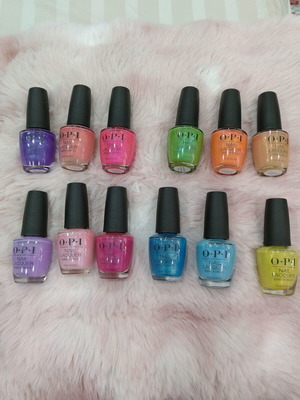 OPI nail polishes new, pack of 12, 15ml each
