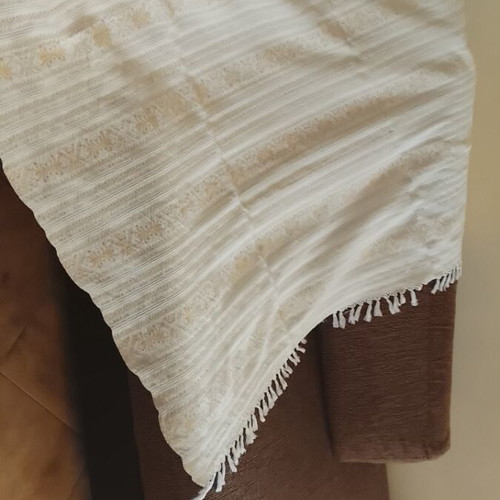 Woven table linen new, 1.70x2.00 m, sofa cover or tablecloth