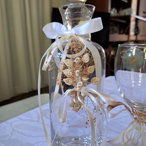 Bohemia wedding carafe set like new