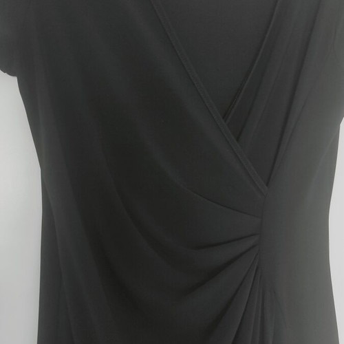 Draped black dress elastic, medium, like new