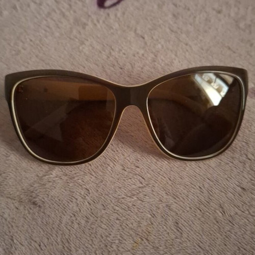 Women’s sunglasses new, brown-white with brown lenses