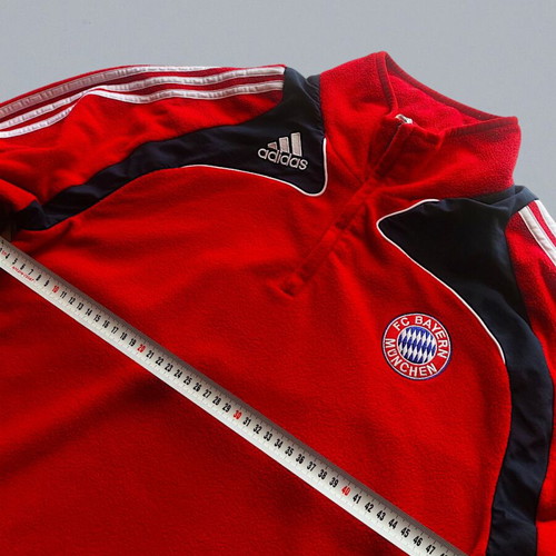 Vintage Bayern Munich x Adidas fleece sweatshirt 2008/09, size XL