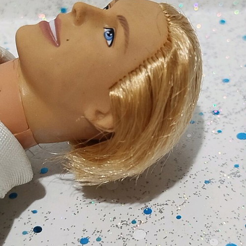 Prince Ken Barbie the Princess Collection used with damaged outfit, incomplete