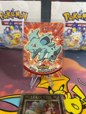 Pokemon card Nidorina μπλε Topps TV animation μεταχειρισμένο