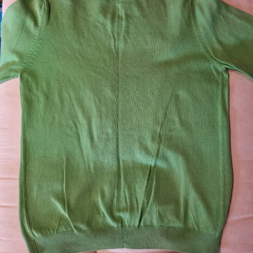Zara cardigan with 3/4 sleeve like new, size Large, green