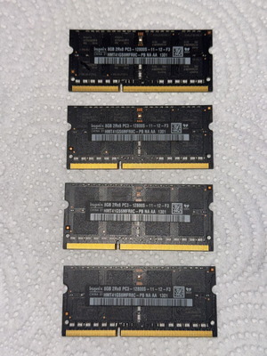 Ram DDR3 32GB (4 x 8GB) like new, SK Hynix SO-DIMM 1600MHz