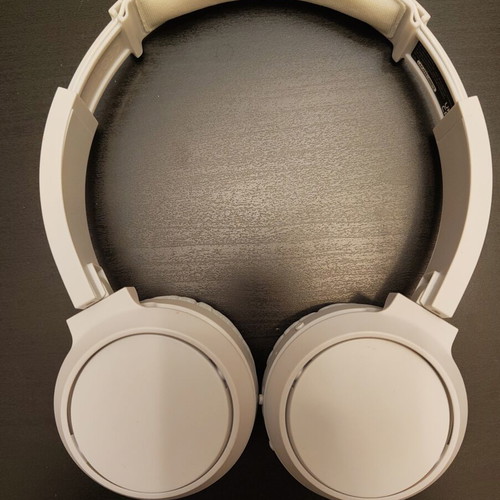 Philips TAH4205 Wireless Bluetooth Headphones White like new with Microphone USB-C