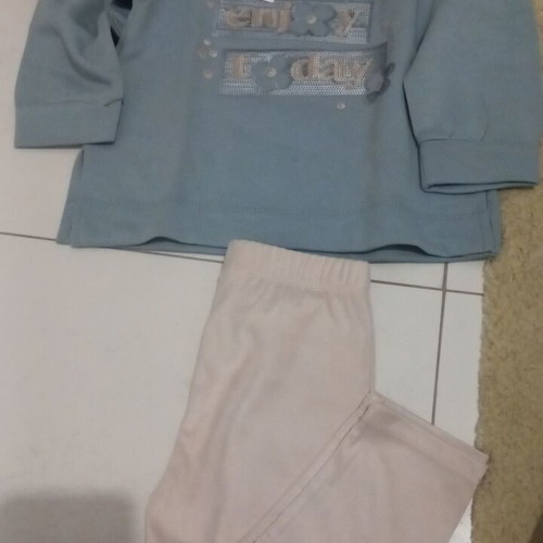 Girls' set 2 years new Mayoral beige and turquoise