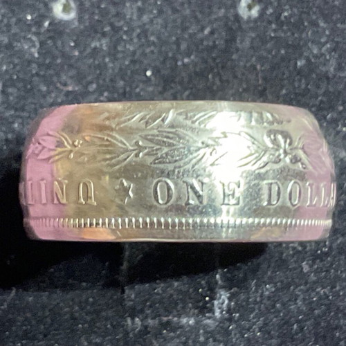 Silver One Dollar ring rare silver 1878 Morgan Silver Dollar
