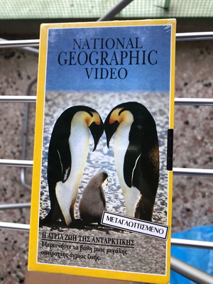 National Geographic The Wild Life of Antarctica video cassette new, dubbed