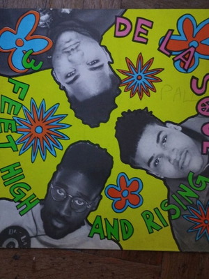 De La Soul 3 Feet High & Rising LP, ελληνική κυκλοφορία του 1989, δίσκος G & G+ και εξώφυλλο VG