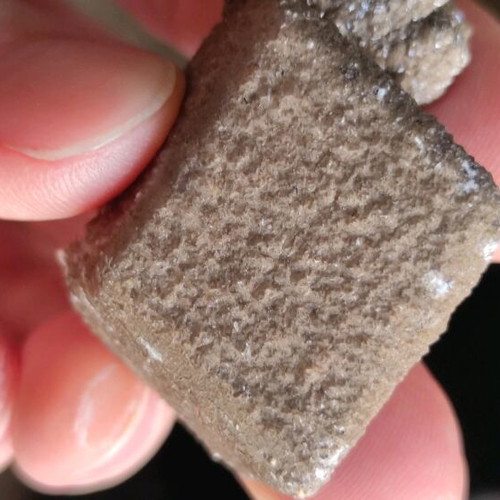 Calcite with pseudomorph of siderite new, Greek