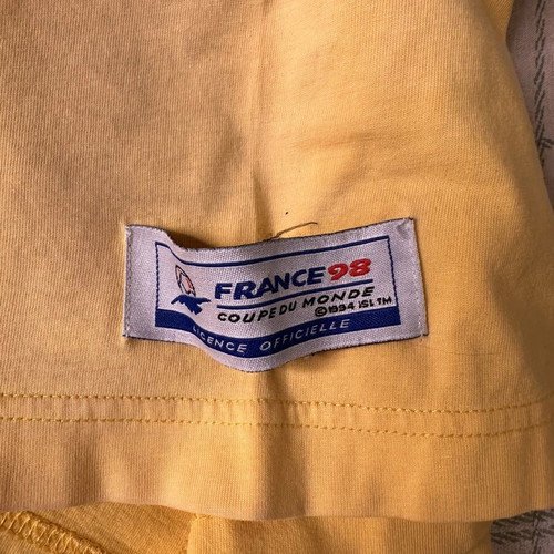 Adidas Brazil France '98 World Cup T-shirt used, official vintage