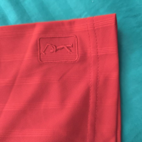 Men's sports t-shirt like new, red, XL, polyester