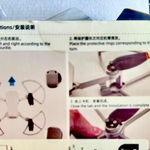 Drone propeller arm guards new