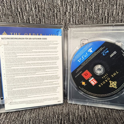 The Order 1886 Steelbook edition PS4 game