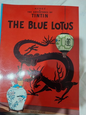 The Adventures of Tintin The Blue Lotus comic book like new