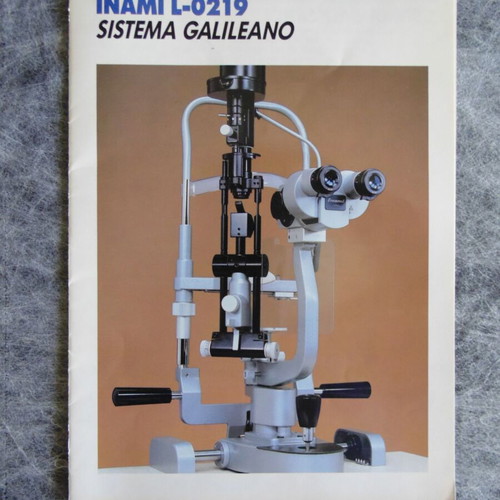 Inami L-0219 Japanese slit lamp like new with 5 magnifications and accessories