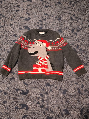 Orchestra sweater for 4-year-old child like new, gray with velvet lining
