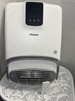 Primo PRBH-81004 wall-mounted bathroom heater, 2000W, remote control