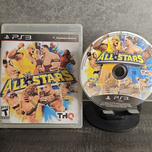 Wrestlemania All Stars PS3 game, authentic with printed cover