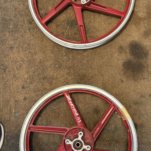 Daytona Sprinter 125 aluminum wheels set, genuine
