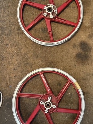 Daytona Sprinter 125 aluminum wheels set, genuine