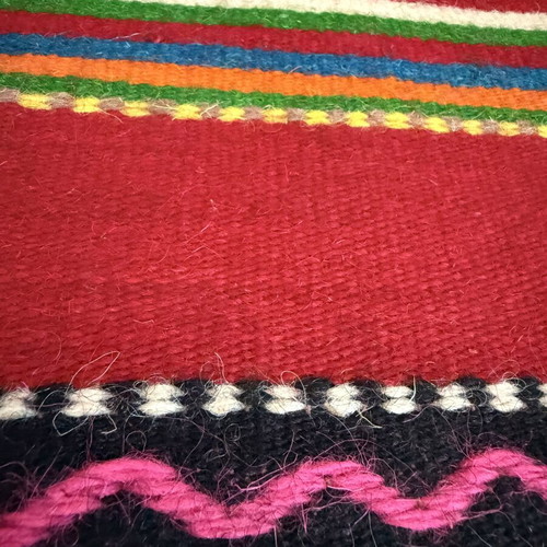 Handwoven loom textile like new, 1.70 x 2.30 m