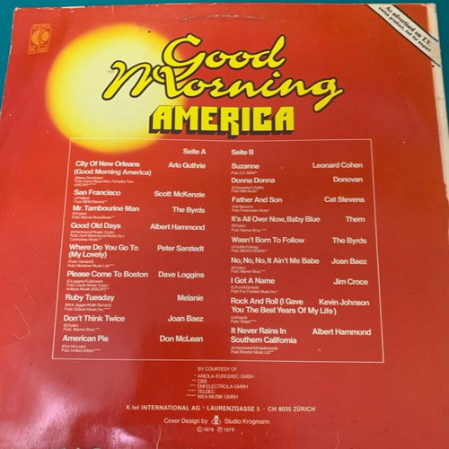 Good Morning America used, great folk-songs and ballads