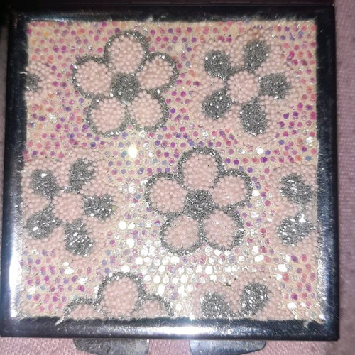Compact mirror used for bag with regular and magnifying lens