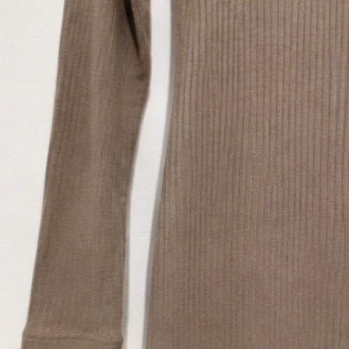 Sinsay midi ribbed dress mocha/brown, size M
