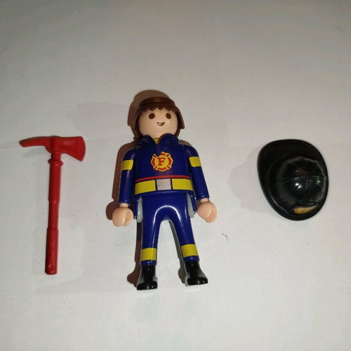 Playmobil Firefighter figure, custom model