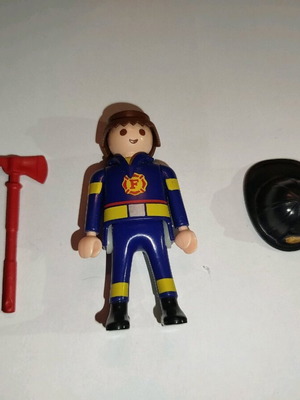 Playmobil Firefighter figure, custom model