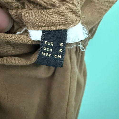 Massimo Dutti maxi skirt beige-brown like new, elastic waist