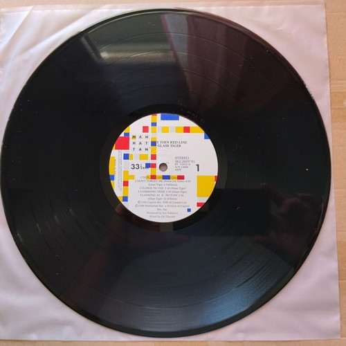Glass Tiger The Thin Red Line LP like new, rock
