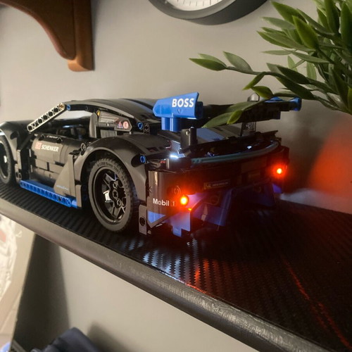 Lego Technic Porsche GT4 e-Performance like new with lights and mobile control