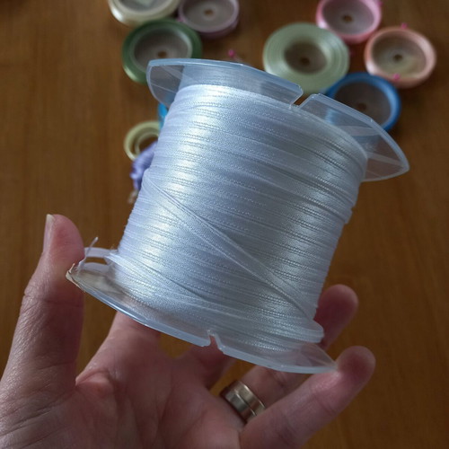 Assorted Shiny Synthetic Ribbons new, various colours and sizes