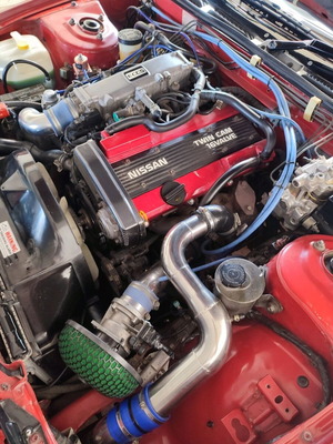 Nissan S13 200sx 180sx Silvia CA18DET Intercooler and Engine Parts like new