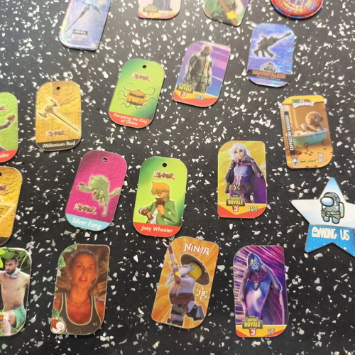 Yu-Gi-Oh! cards used with sleeves and extras pack