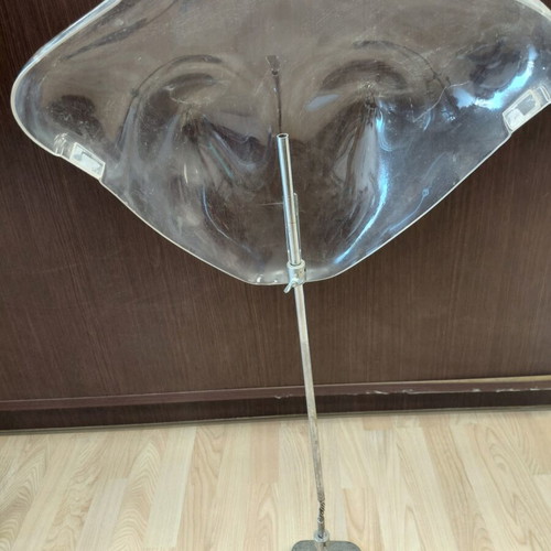 Vintage stand for shirt with metal base used, 1970s