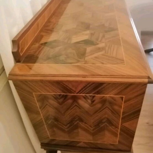 Marquetry buffet from the 1970s like new