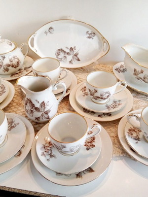 Vintage σερβίτσιο τσαγιού C. TIELSCH & Co. Γερμανίας 1931-1939