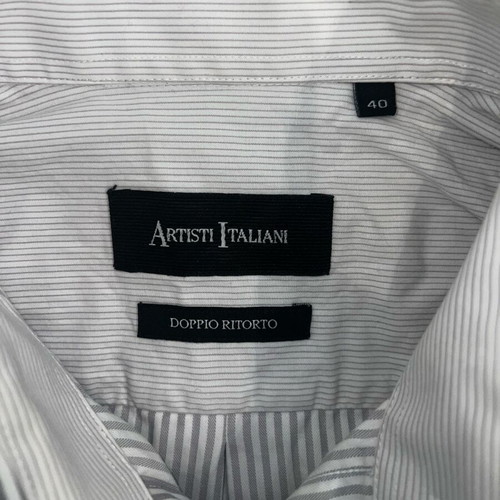 Artisti Italiani Doppio Ritorto striped shirt like new, size 40