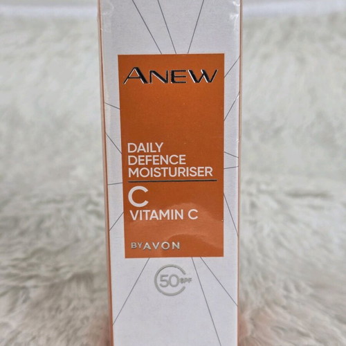 Avon Anew Daily Defence Moisturiser Vitamin C SPF 50 face cream new 50ml