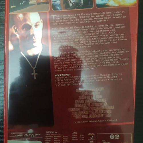 The Fast and the Furious DVD new with Greek subtitles
