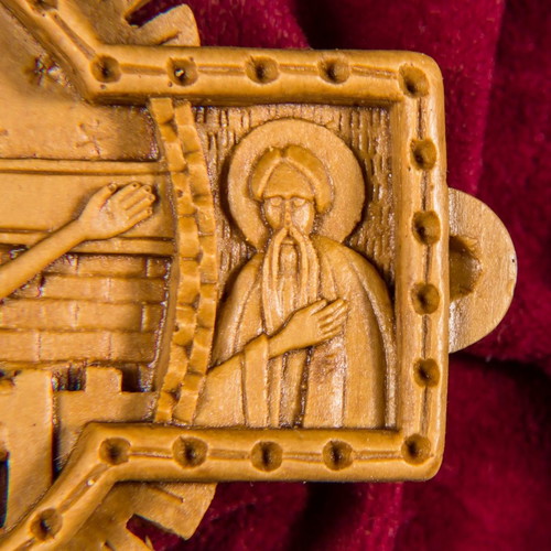 Blessing Cross made of wax, mastic and incense