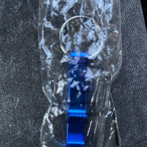 Beer bottle opener keychain