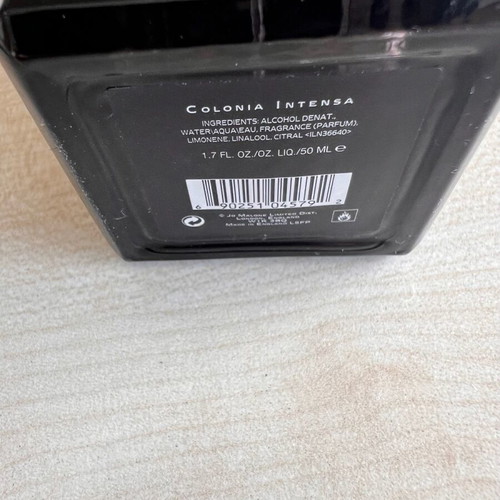 Jo Malone colonia intense 50ml empty bottle like new